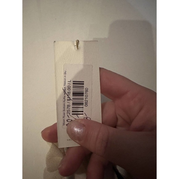 NEW Moon River Large Women Ruffle Mini Dress Beaded Neck Party AD5 - Picture 7 of 10